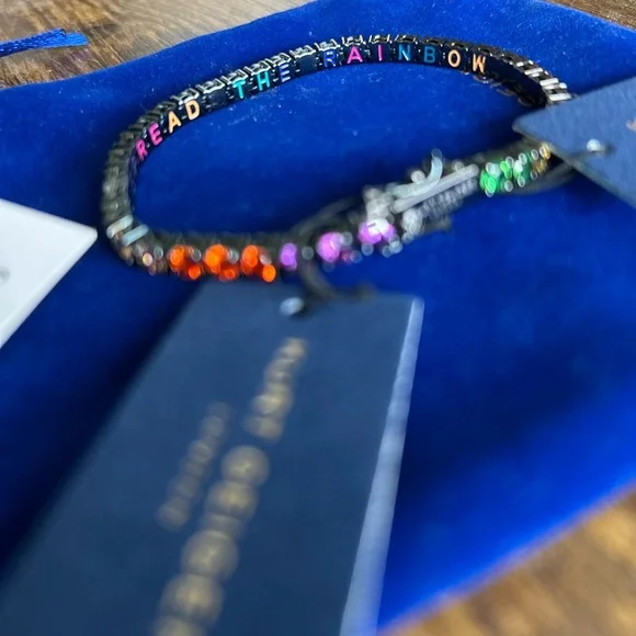 Kurt Geiger London Tennis Bracelet w/Multicolor Gemstones. Gun Metal
7.5”
NWT - Picture 2 of 7